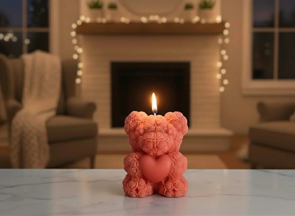 Teddy Bear Candle product image